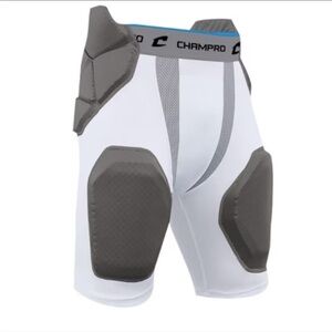 Champro Adult Tri-Flex Integrated 5 Pad Girdle WHITE MensDri-Gear Size Large NEW